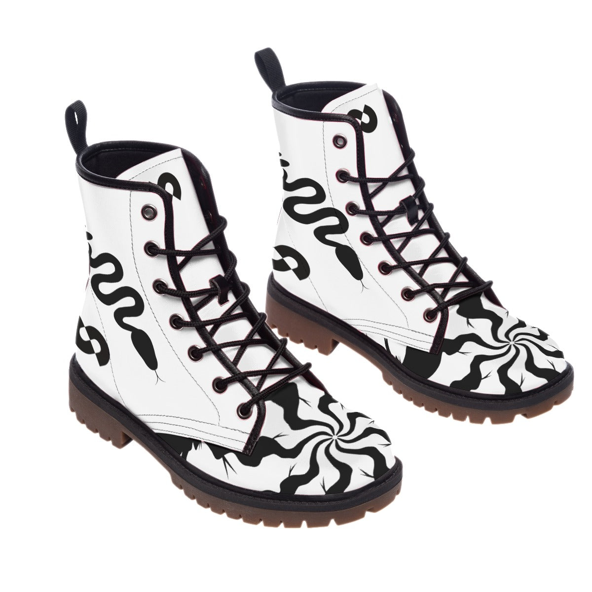 Hypnosisss Rattlesnake Combat Boots (Men's Sizing)