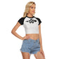 White Rattlesnake Cropped T-shirt (Women's Sizing)